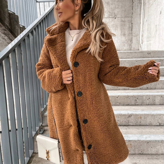 Emilia | Elegant Teddy Coat for Winter
