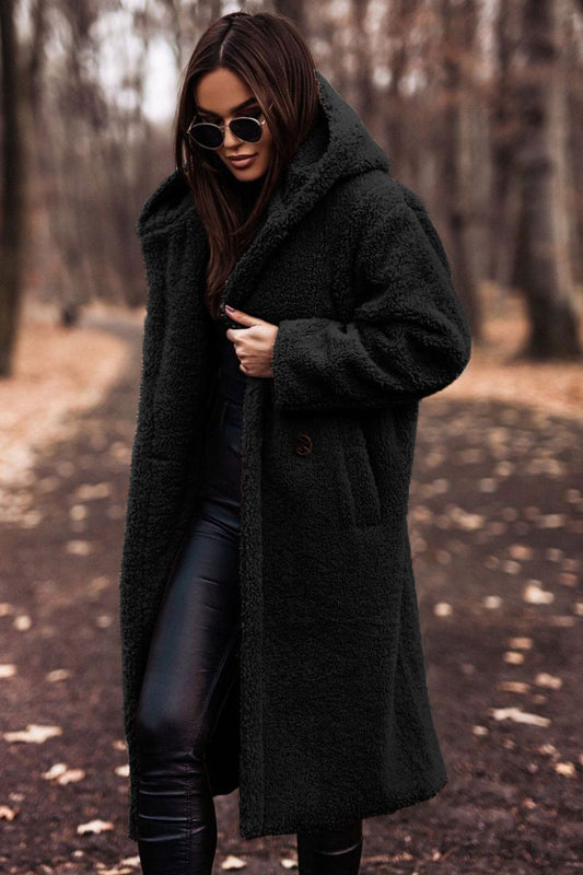 Elina | Comfortable Long Coat with Hood