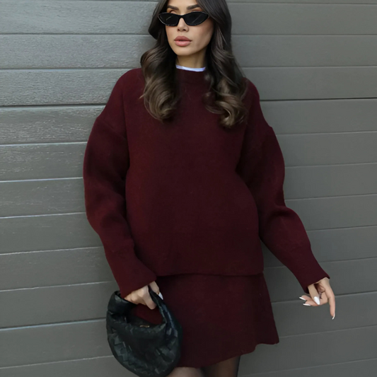 Elise | 2-piece Sweater & Skirt Set