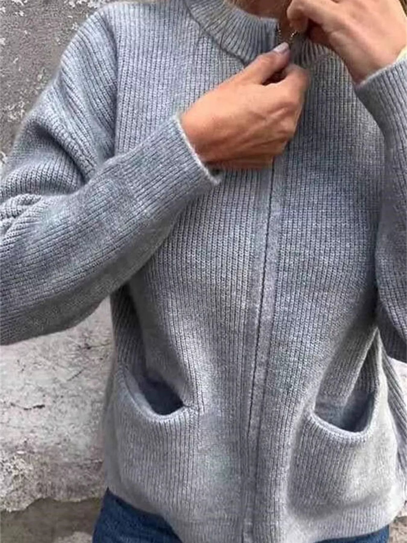 Alvara | Open Front Drop Shoulder Cardigan 