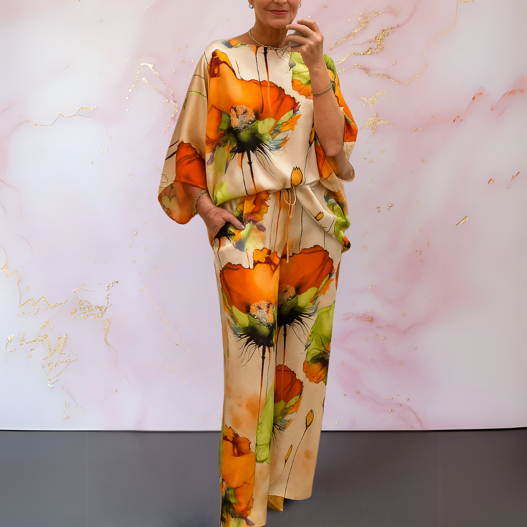 Isla | Satin Two-Piece Women's Set