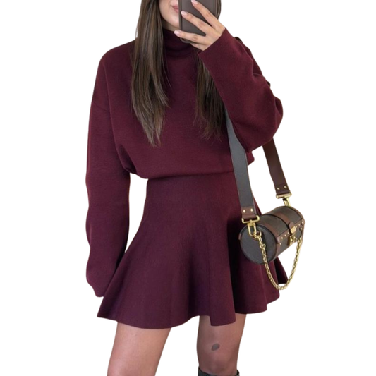Durelle | Loose Fit Knit Sweater Dress