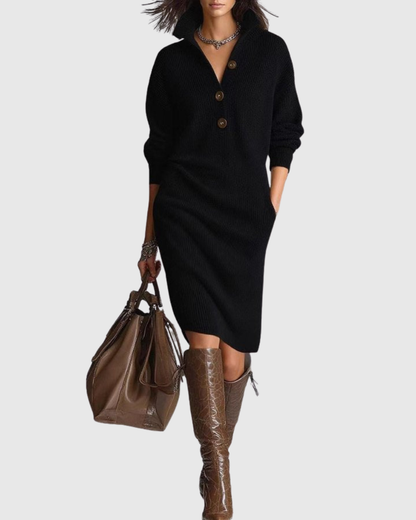 Corinna | Cozy Winter Midi Dress