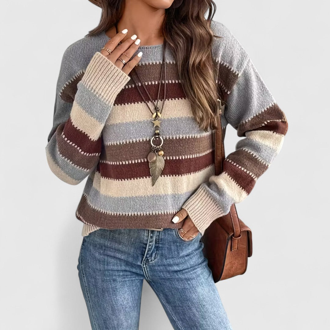 Rivana | Vintage Striped Sweater