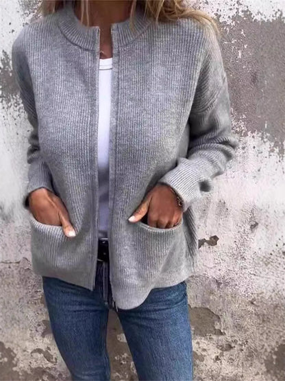 Alvara | Open Front Drop Shoulder Cardigan 