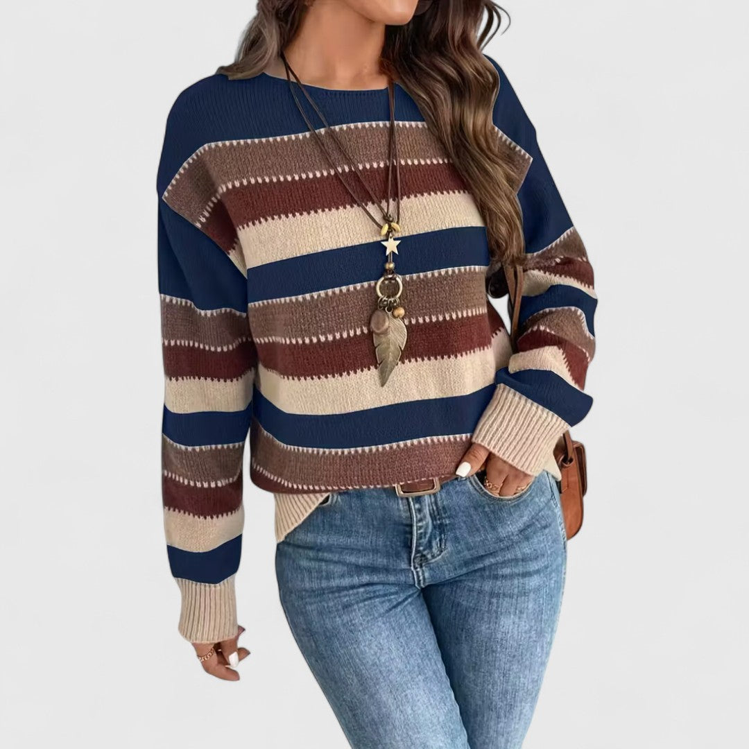 Rivana | Vintage Striped Sweater