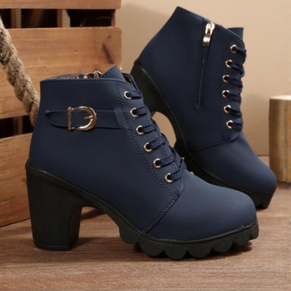 Saoirse | Chic Lace-up ankle boots