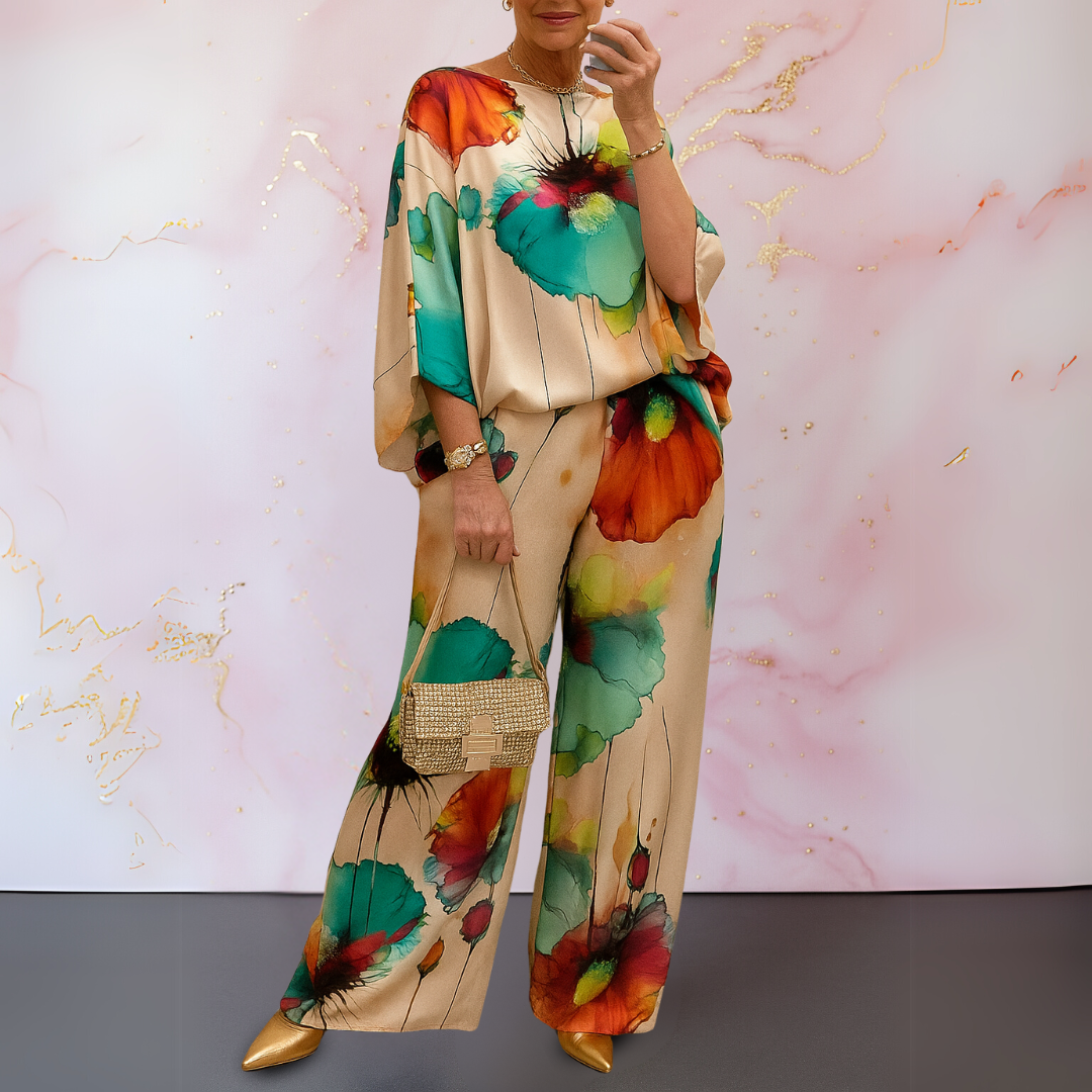 Isla | Satin Two-Piece Women's Set