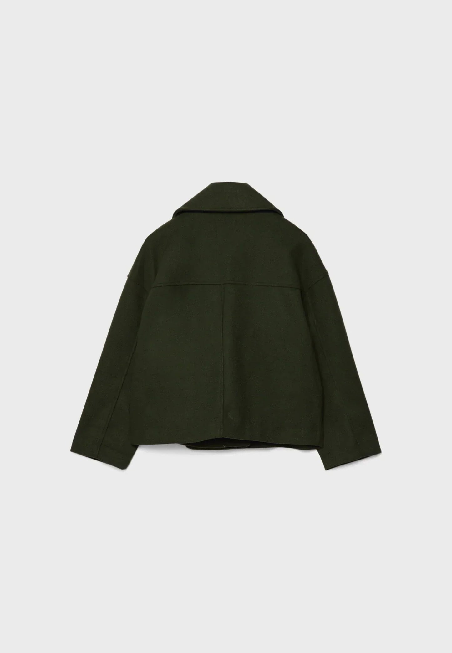 Céline | Chic Short Coat with Double Row Button Closure