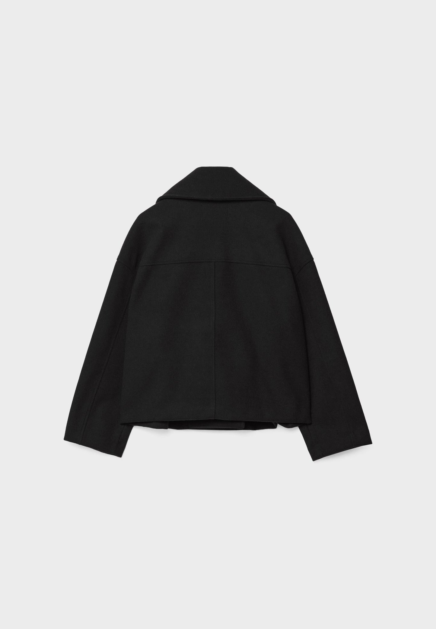 Céline | Chic Short Coat with Double Row Button Closure