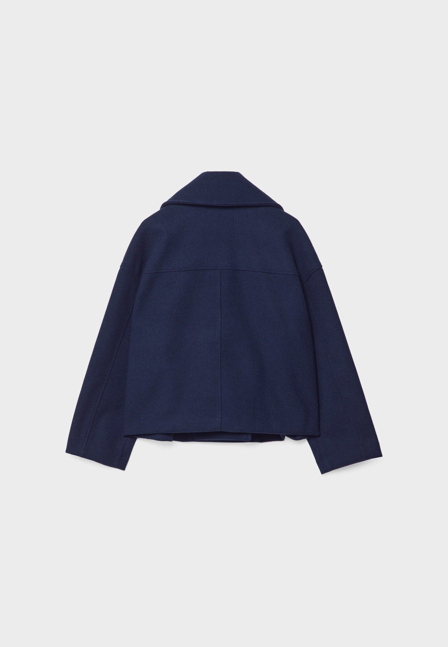 Céline | Chic Short Coat with Double Row Button Closure