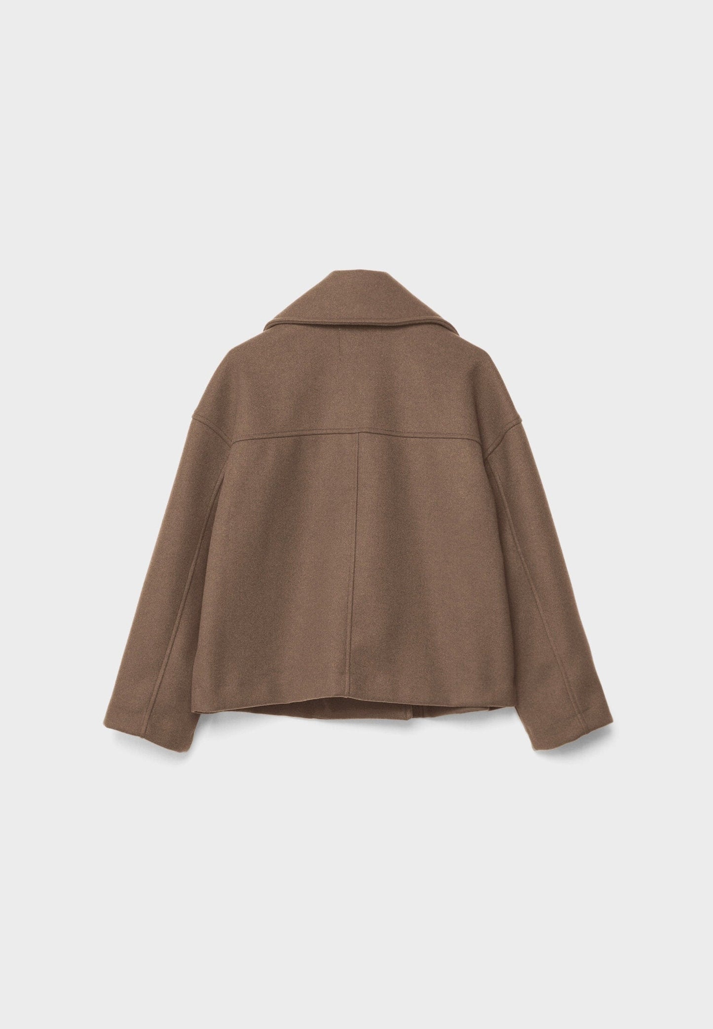 Céline | Chic Short Coat with Double Row Button Closure