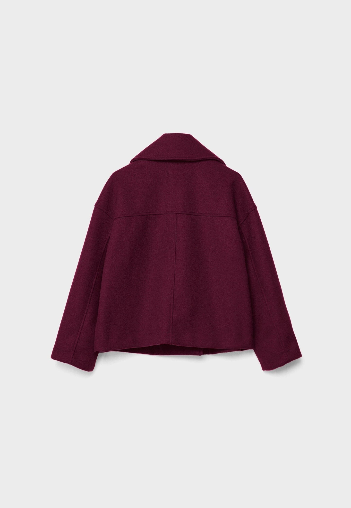 Céline | Chic Short Coat with Double Row Button Closure