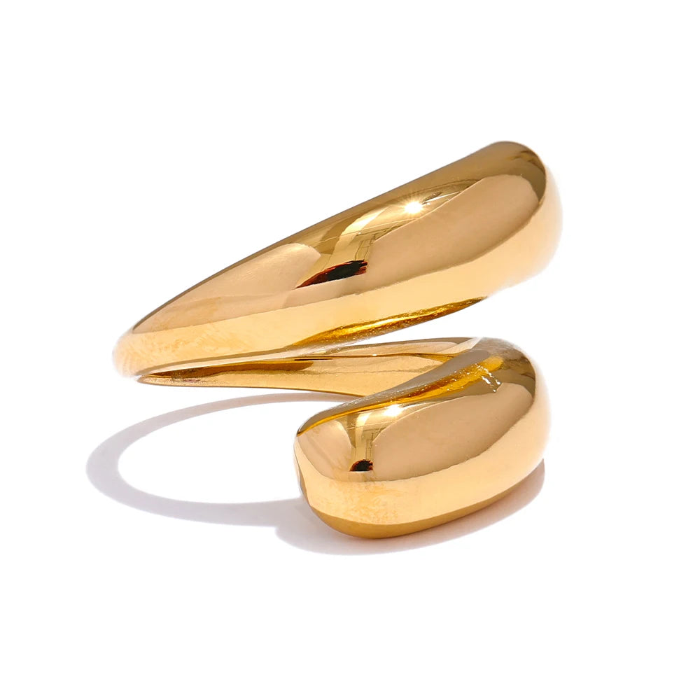 Sacha | Chic Unique 18K PVD Gold-Plated Ring 