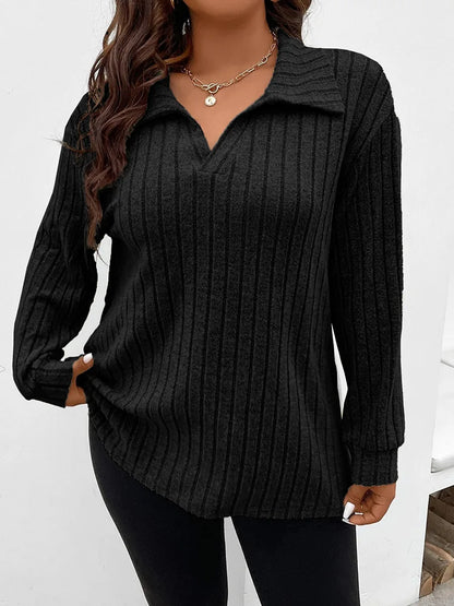 Marga | Plus Size Women's Long Sleeve T-Shirt