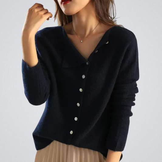 Maribel | Cashmere Cardigan with Buttons